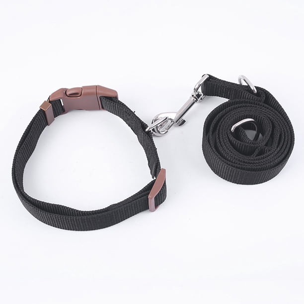 Conjunto de collar y correa para perro, collar de nailon ajustable para mascotas, adecuado para perros pequeños y medianos.