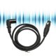 thumbnail image 4 of Cable De Micrófono XLR De ángulo Recto Macho A Hembra, 3 Pines Resistente A La Suciedad Cable XLR De ángulo Recto Macho A Hembra Carcasa De Aleación De Zinc 4.9 Pies Para, 4 of 8