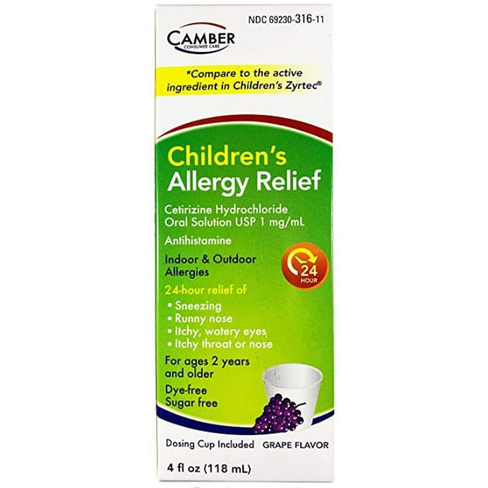 CETIRIZINE Childrens Oral Solution - Walmart.com - Walmart.com
