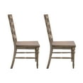 thumbnail image 4 of Artum Hill Douglas Grove Sandstone Buff Brown 21" Ladderback Wood Dining Chairs (Pack of 2), 4 of 6