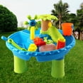 thumbnail image 6 of pdqouc Kids Sand and Water Tables Toys Set Toddlers 1 to 3Y Rain Showers Splash Pond Water Table for 3 to 5Y Sports Outdoor Activity Sensory Summer Beach Toys Boys Girls, 6 of 10