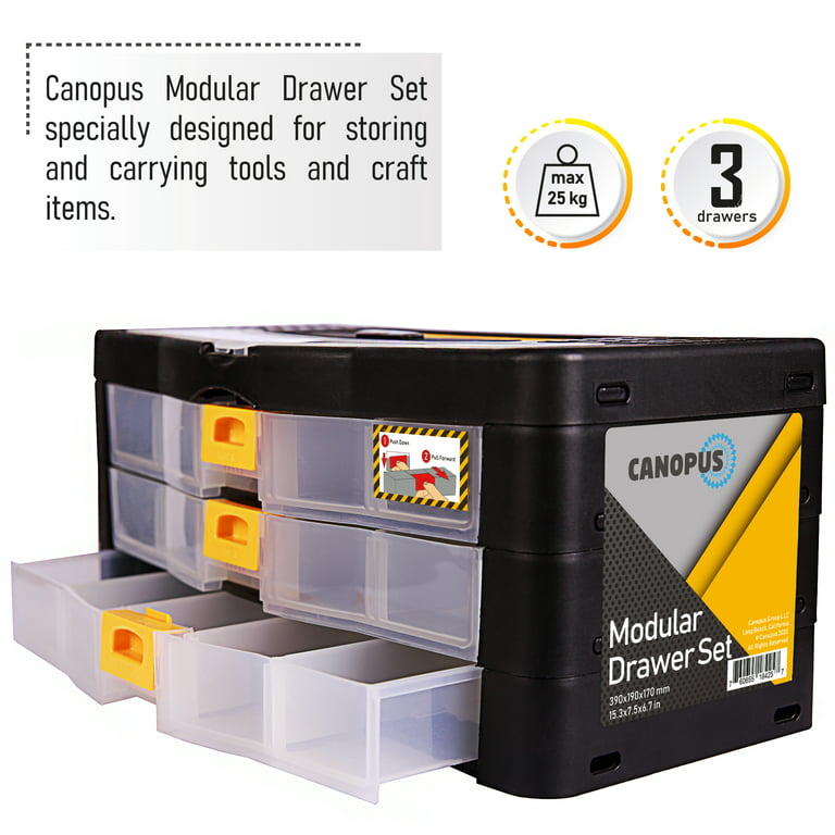 Drawers Storage Box Tools Crafts Portable Tool Box Screws Bolts