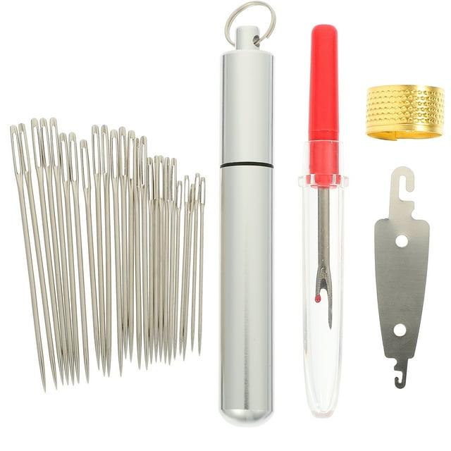 MasteelfCA 1 Set of Large Eye Embroidery Needles DIY Embroidery Needles Hand Sewing Needles