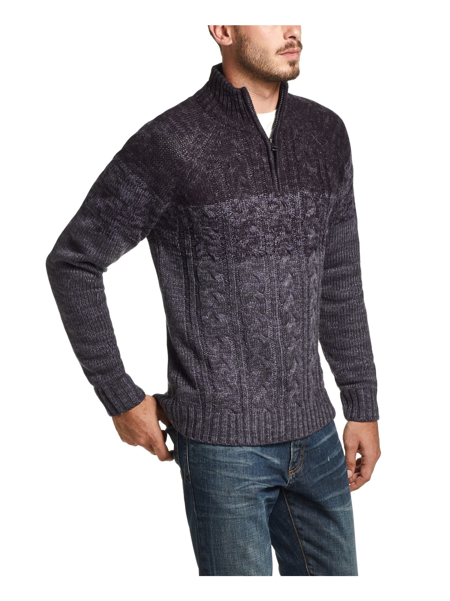 mens knitted jumper acrylic pullover winter top sweater by Kensington Eastside