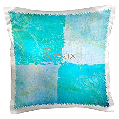 3drose Relax Starfish Aqua And Blue Beach Theme With Ocean Colors