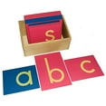 thumbnail image 1 of Letras de papel de lija minúsculas Montessori wBox Kid Advance 1, 1 of 2