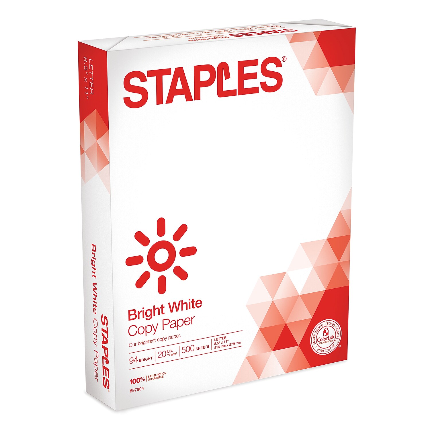 Staples Select Copy Paper, 8.5" x 11", 500 Sheets photo 2