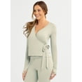 thumbnail image 3 of Jessica Simpson Women’s Long Sleeve Ballet Top, Sizes XS-XXXL, 3 of 4