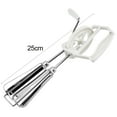 Skinada Stainless Steel Rotary Hand Cranked Cream Whisk Egg Beater Mixer Cooking Tool Kitchen