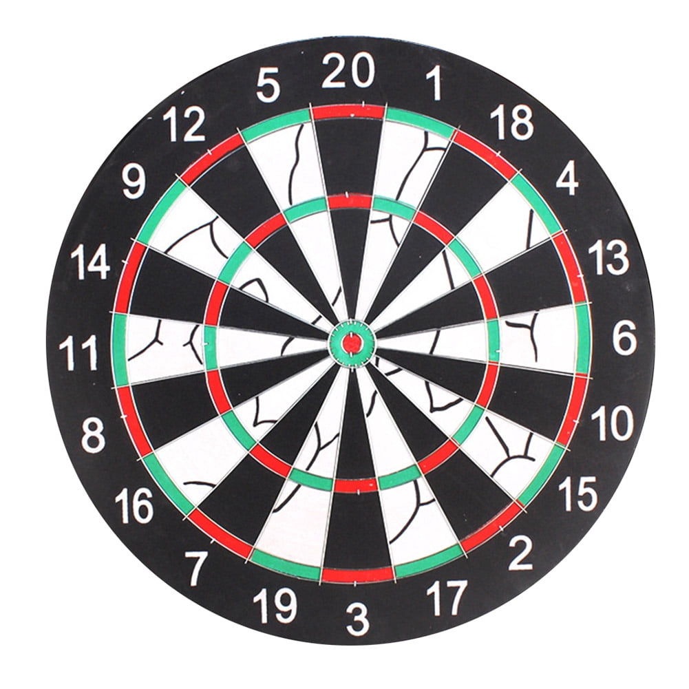 SPRING PARK 12/15/17inch Paper Dart Board, Tournament Sized Indoor Hanging Number Target Game for Steel Tip Darts- Multicolor Dartboard