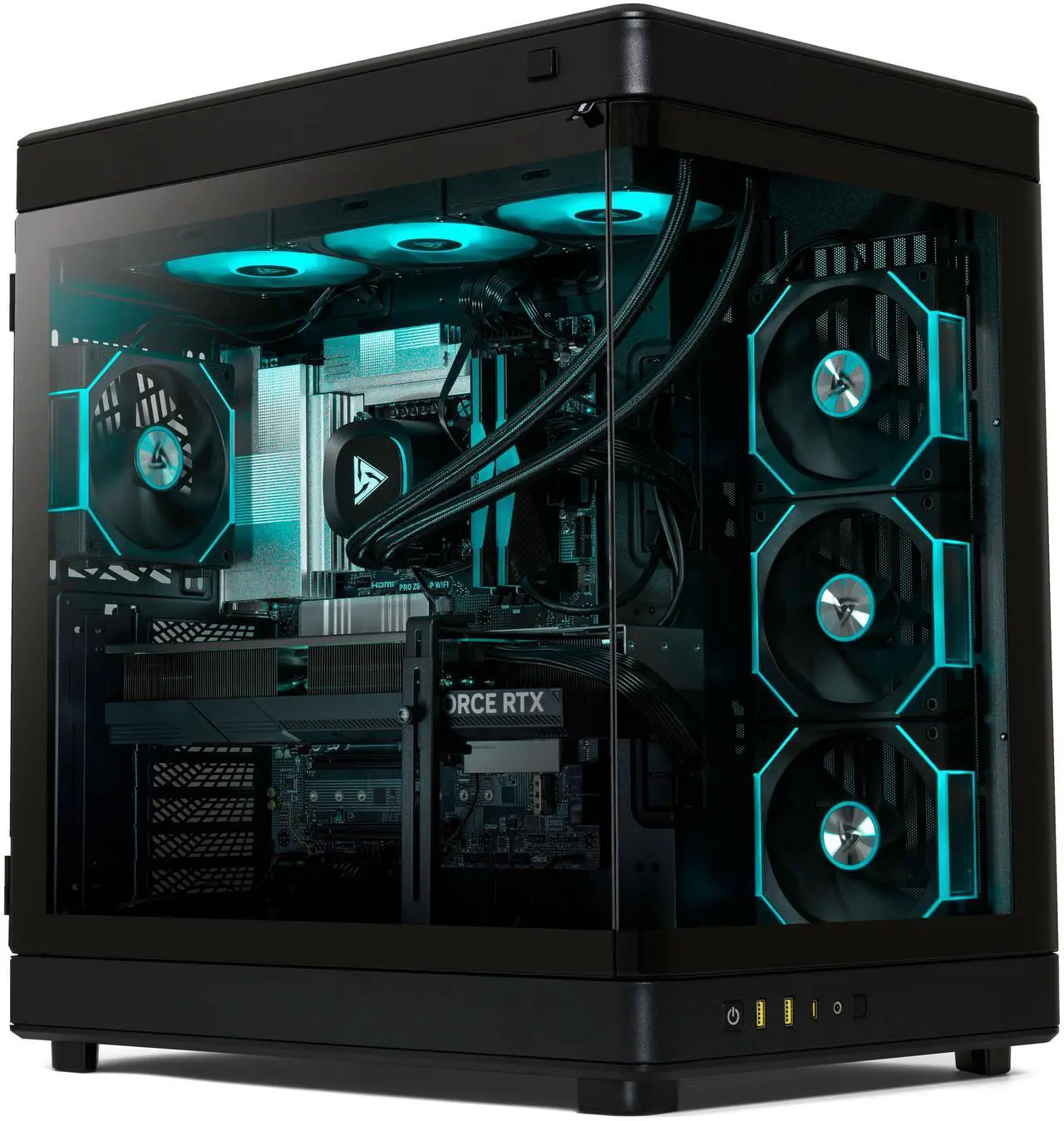 STORMCRAFT Gaming PC WIZARD Intel Core i9-14900KF NVIDIA GeForce RTX 5070 Ti – AI Powered 32GB DDR5 6000MHz RGB 2TB NVMe SSD 360mm AIO 850W PSU Windows 11 Home - WI149KFCC-57TN1
