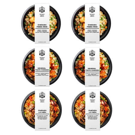 Grumpy Butcher Premium Asian Meals Set, 6 ct, 10 oz bowl