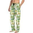 thumbnail image 4 of Top-kevin St. Patrick's Day Owl Pajama Pants for Men PJs Bottoms Sleep Lounge Pants with Pockets, 4 of 14