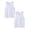 White 2PCS, variant on MDUKONU Men's Ice Silk Tank Top 2 Pack ,Traceless Thin Undershirts V-Neck Sleeveless A-Shirt Basic Athletic Bodybuilding Vest