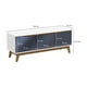 thumbnail image 3 of Mueble TV 55" Kappesberg 136cm con 3 Puertas Blanco/Azul, 3 of 9