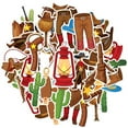 thumbnail image 2 of 35pcs-50pcs Rustic Stickers Cowboy Kids Stickers Decals Hat Stickers Wild West Stickers for Laptops Suitcases Fridge, 2 of 9