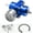 Blue, variant on YIUIY Adjustable Fuel Pressure Regulator With Gauge Hose 0-140 PSI Universal 6AN FPR Kit Aluminum Blue