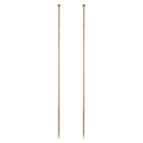 2Pcs 3mm Bamboo Knitting Needle Straight Single Pointed 14 Inch Long