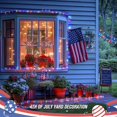 thumbnail image 3 of 400 LED Red White and Blue Lights Outdoor, 132FT 4th of July Lights Indoor, 8 Modes Patriotic String Light for Memorial Day Independence Day Decoration, 3 of 16