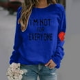 thumbnail image 2 of Ketyyh-chn99 T-Shirts pour Femmes Mode Tendance Ample Mignon Été Manches Courtes Tunique Décontractée Hauts Confortables Amples Col Rond Hauts Bleu,G, 2 of 2