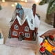 thumbnail image 4 of Christmas resin hut with lights desktop decoration Christmas tree decoration dress up Christmas gift tree house G, 4 of 5
