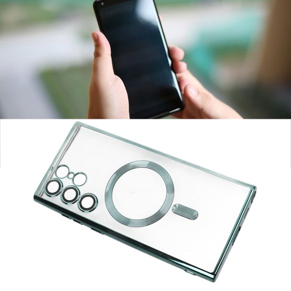 Magnetic Phone Case, Silicone Clear Phone Case Anti Fall All Inclusive for S22ultra
