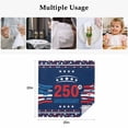 thumbnail image 5 of 250 Year American Anniversary Flag Cloth Napkins, Blue USA Stars Washable and Reusable Dinner Napkins Set of 4, Table Napkin for Kitchen Party Birthday Wedding Hotel Housewarming 20"x20", 5 of 9