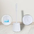 thumbnail image 3 of Unique Bargains Toilet Brush Long Handle Flexible Brush Head White 1 Pc, 3 of 5