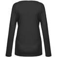 thumbnail image 5 of Blusa informal de manga larga con cuello redondo y estampado de leopardo para mujer Pompotops  gfhjh2692, 5 of 5