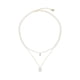 thumbnail image 5 of Collar de perlas para mujer, diseño de nicho que combina con todo, cadena de clavícula de lujo de alta gama, colgante de amor, joyería, 5 of 5
