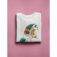 thumbnail image 3 of Christmas Yeti Sweatshirt Women -Smartprints Designs, Female x-Large, 3 of 4