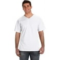 thumbnail image 2 of Fruit of the Loom Men's White V-Neck Tee 5-Pack - Big Sizes 2X, 3X XX-Large, 2 of 5