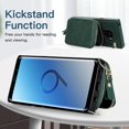 thumbnail image 3 of Funda tipo cartera para Samsung S9 con tarjetero y correa para el hombro para mujer, 3 of 5