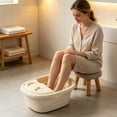 thumbnail image 4 of Bklubk Foldable Foot Bath Bucket With Handle And Lid Portable Foot Bath Spa Bucket With Massage Acupoints Portable Foot Bath Bucket Foldable Spa Bucket For Foot, 4 of 6
