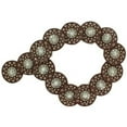 thumbnail image 2 of Womens Leather Bling and Concho Embellished Belt, 2 of 2