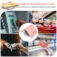 thumbnail image 3 of pitrice Durable PU Card Holder Convenient Wallet For Cards Drivers License And Money Card Bag Fine Stitching Pink 1Set, 3 of 6