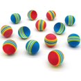 thumbnail image 2 of Pelotas de juguete para gatos VOVIGGOL Rainbow Soft, espuma EVA de 3,5 cm, paquete de 12, 2 of 8