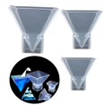 thumbnail image 1 of Langgg 3x Clear Pyramid Silicone Mold Resin Casting Resin DIY Craft Mould DIY Epoxy Crystal Tools, 1 of 9