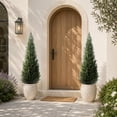 thumbnail image 3 of Olivivi Artificial Topiary Cedar Trees 4FT Tall 2 Set , Outdoor Indoor Faux Pine Shrubs Plants, Fake Bushes Plants for Home Front Porch Door Patio, 3 of 8