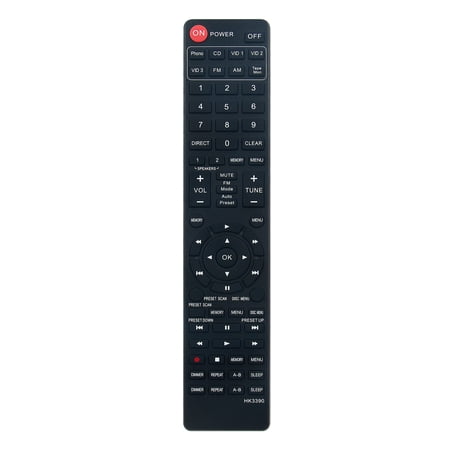 Vinabty Replaced Remote Control Fit For Harman/Kardon HK-3390 HK 80-Watt Stereo Receiver