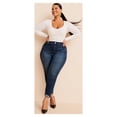 thumbnail image 2 of Sofia Jeans Women's Plus Size Rosa Curvy Ripped Hem High-Waist Ankle Jeans, 2 of 6