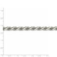 thumbnail image 4 of Sterling Silver 7mm Diamond-cut Polished 8 Sides Rope Chain (Weight: 100.12 Grams, Length: 26 Inches), 4 of 4