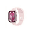 thumbnail image 4 of Restored Apple Watch Series 9 [GPS 45mm] Smartwatch with Pink Aluminum Case with Pink Sport Band M/L (Refurbished), 4 of 5