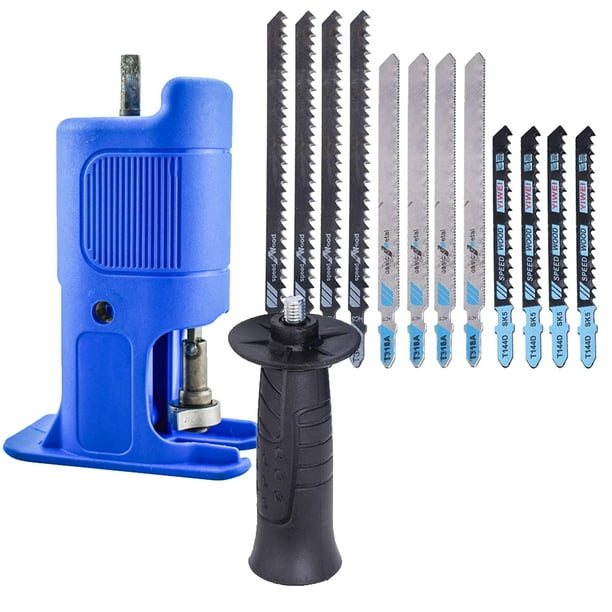 Labymos Reciprocating Saw Adapter Electric Drill Modified Saw Attachment Electric Drill to Reciprocating Saw Converter with Replacement Cutting Tool
