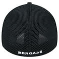 thumbnail image 4 of Men's New Era Black Cincinnati Bengals Main Neo 39THIRTY Flex Hat, 4 of 6