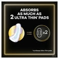 Always ZZZ Overnight Pads for Women with Wings, Unscented, Size 6, 20