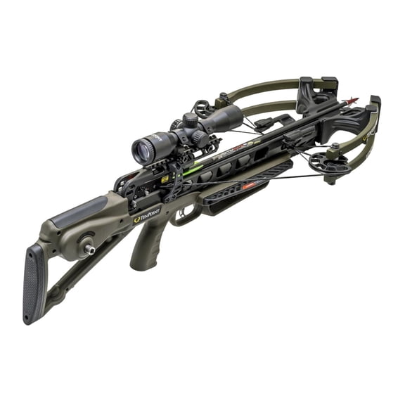 Pre-Owned TenPoint Venom X with ACUslide Cocking and De-Cocking System Pro-View 400 Scope Lightweight and Compact (Moss Green )
