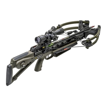 Pre-Owned TenPoint Venom X with ACUslide Cocking and De-Cocking System Pro-View 400 Scope Lightweight and Compact (Moss Green )
