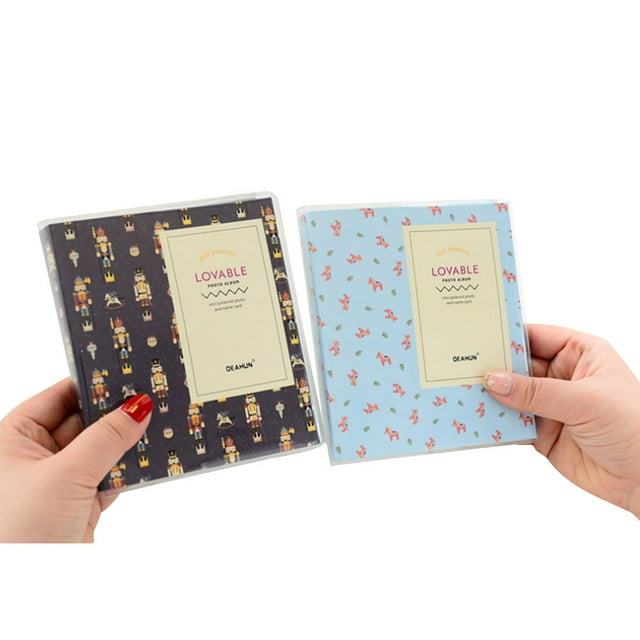 FOCUSNORM Mini Size Cartoon Pattern Printed PVC Photo Album