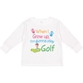 thumbnail image 3 of Inktastic Golfing Girls Future Golfer Girls Long Sleeve Toddler T-Shirt, 3 of 5